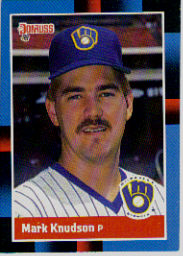 1988 Donruss Baseball Cards    495     Mark Knudson